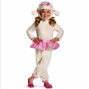 Disney Little Girls Lamb Halloween Costume EUC!